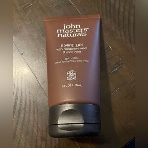 NEW JOHN MASTERS NATURALS STYLING GEL ORGANIC & ECO CERTIFIED 5OZ